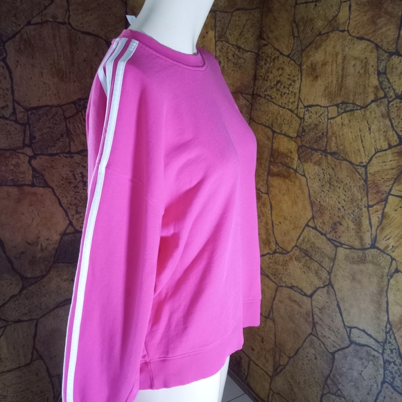 adidas Pink Crew Neck Sweater - Picture 3 of 4